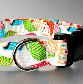 Cupcakes Dog Collar 2 - Hippytails
