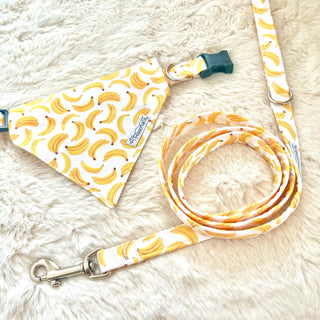 Dog lead bananas, summer dog lead, banana dog lead, summer fruit dog lead, yellow dog leash, banana dog leash