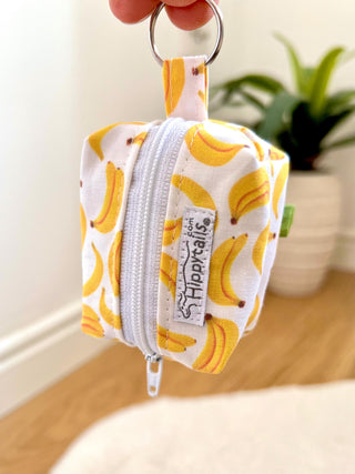 Matching poo bag holder - 6 patterns, dog poo bag dispenser, handmade fabric dog poo bag holder, washable poo bag holder