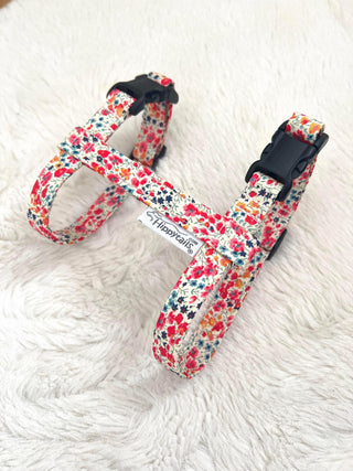 Liberty Cat Harness, Liberty Phoebe Cat Harness, Floral Cat harness, Optional Lead
