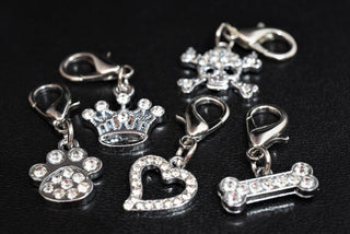 Detachable Charms with Czech Crystals 10 - Hippytails