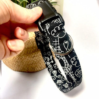 Little Paris Dog Collar 2 - Hippytails