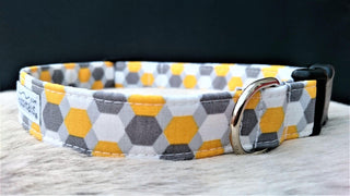 Honeycomb Dog Collar 6 - Hippytails