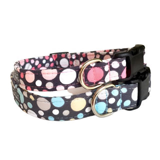 Pink Bubbles Dog Collar 6 - Hippytails