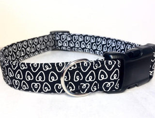 Paris Hearts Dog Collar 4 - Hippytails