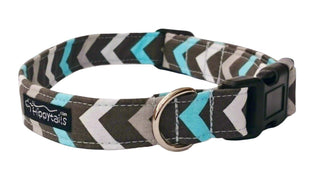 Mini Chevrons Dog Collar 3 - Hippytails